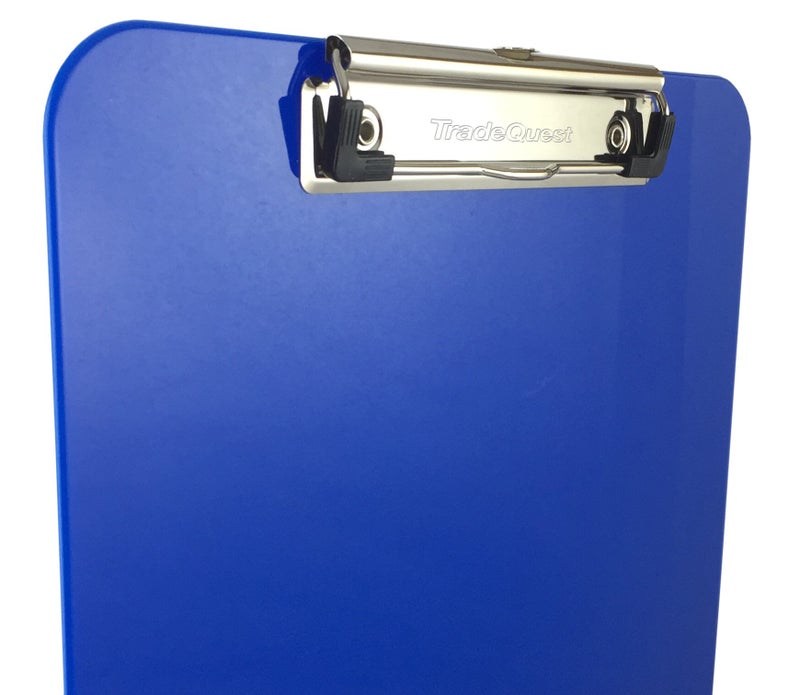 Trade Quest Plastic Clipboard Opaque Color Letter Size Low Profile Clip (Pack of 6) (Assorted 3) - Image 2